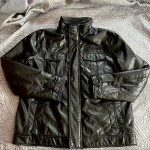Levi’s pleather Sherpa lined jacket